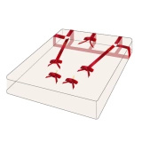 Upko Bowknot Bed Restraint Straps