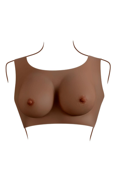 Fantom Piersi Undergarments Plate C-Cup Dark Gender X