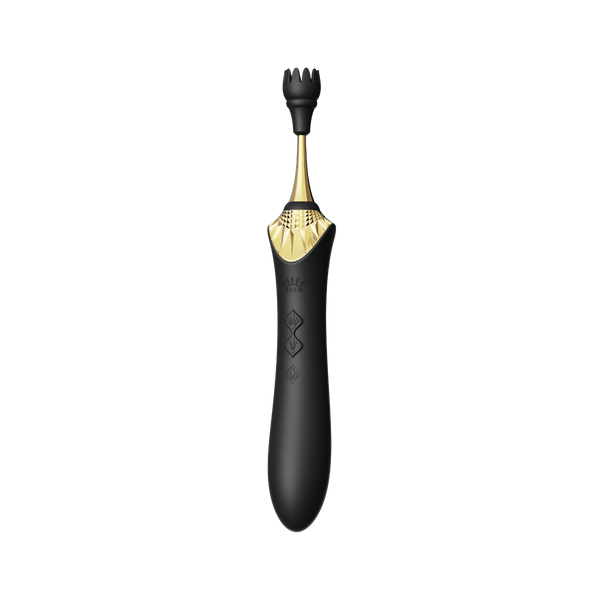 Multifunctional Vibrator Bess 2 Obsidian Black Zalo