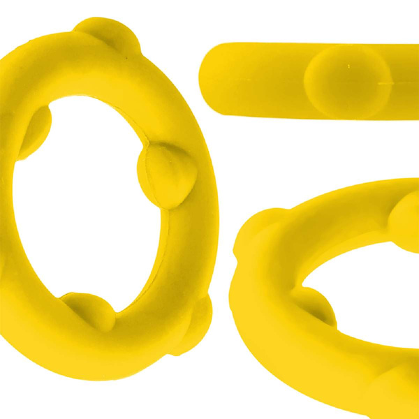  [SIL] SPINNER Cockring Yellow Oxballs