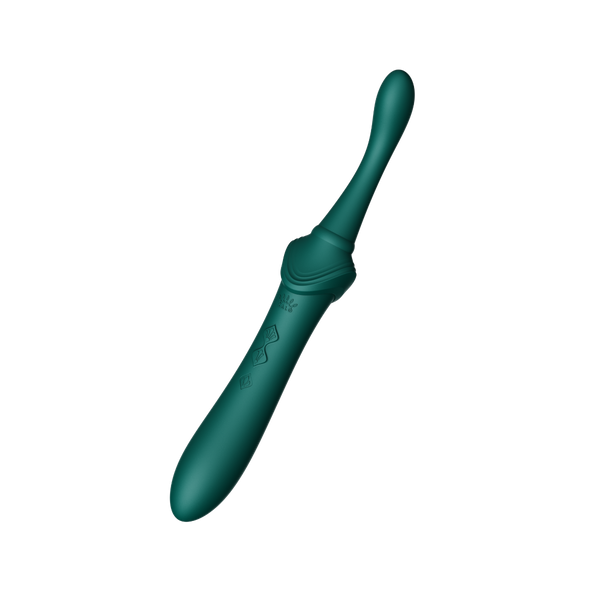 Multifunctional Vibrator Bess 2 Turquoise Green Zalo