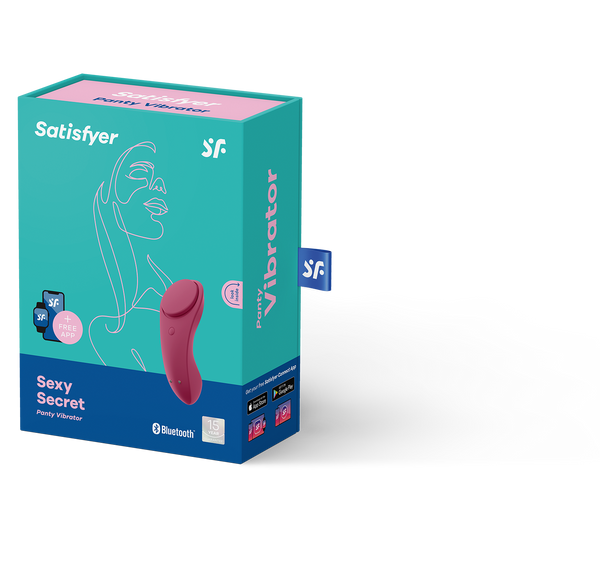 Wibrator do łechtaczki Sexy Secret Panty Vibrator Red Satisfayer