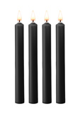 Ouch! Teasing Wax Candles Large 4-pack Black