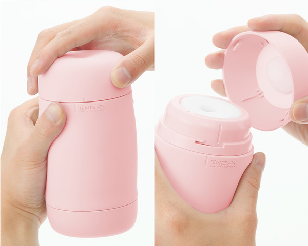 Masturbator Puffy Strawberry Pink Tenga