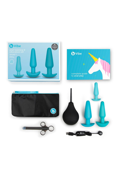 Zestaw treningowy Anal Education Set Blue b-Vibe