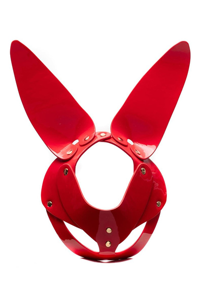 Maska Królika Bunny Mask Red Kinky Diva