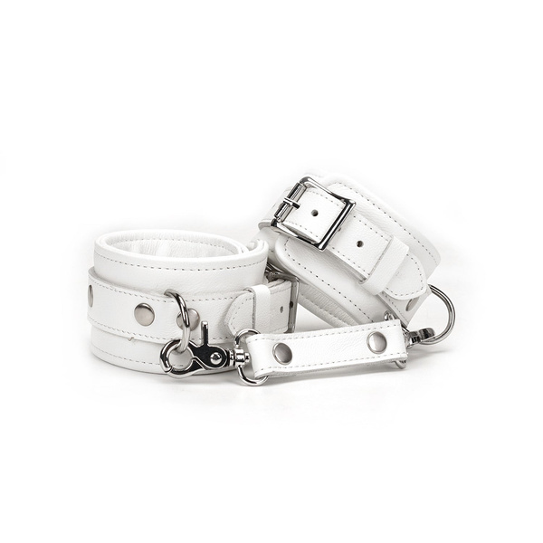 Kajdanki Fuji White Ankle Cuffs Liebe Seele