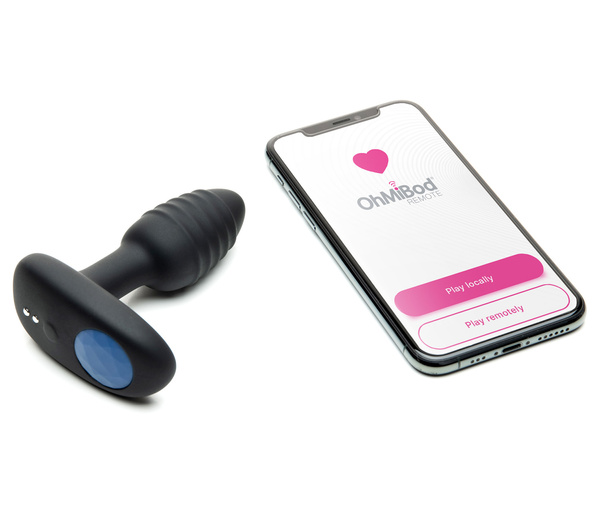 Korek analny Ohmibod Lumen Black Powered by KIIROO
