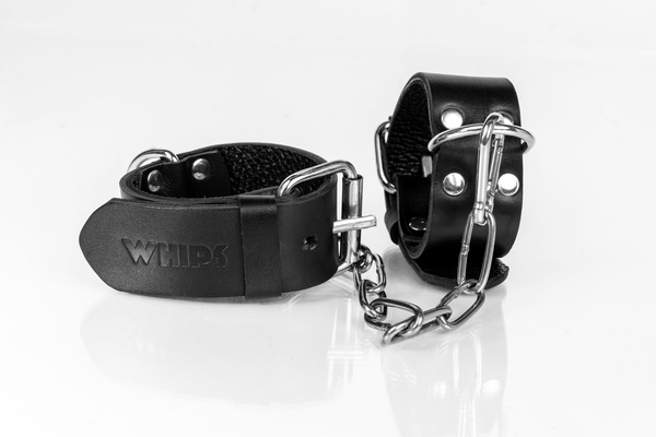 Kajdanki wąskie czarne L Primal Bond Whips