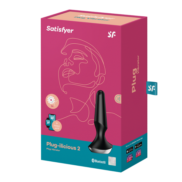 Korek Analny Plug-Ilicious 2 Black Satisfyer