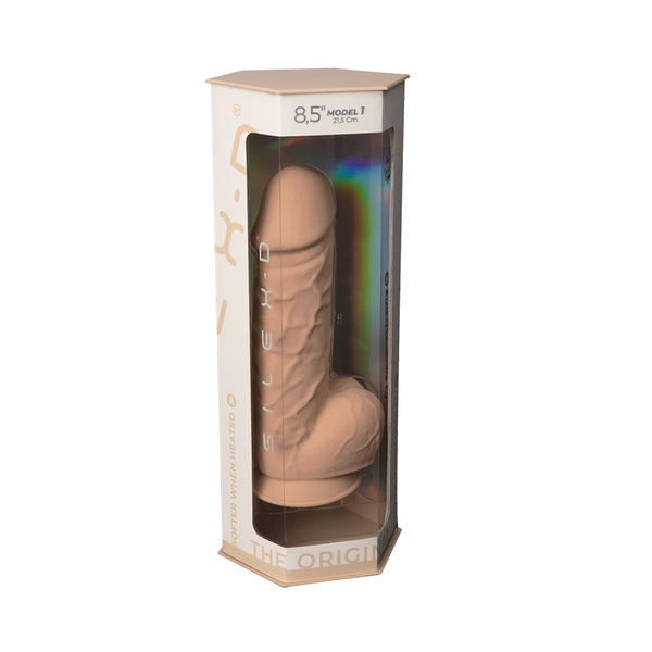 Silexd dildo with suction cup 21 cm Model 1 8.5" Flesh