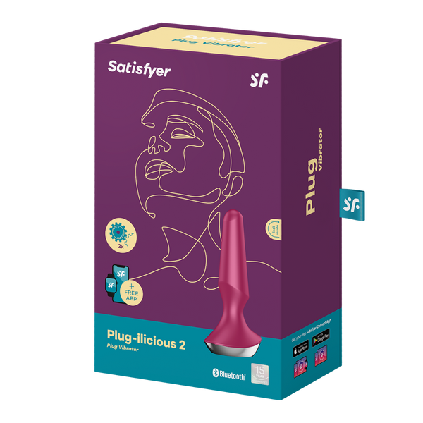 Korek Analny Plug-Ilicious 2 Berry Satisfyer
