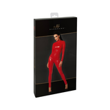 F353 Orgia Overall Red M Noir Handmade Jumpsuit