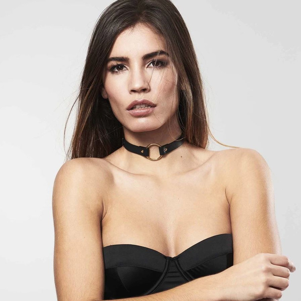 Maze Single Choker Black Bijoux Indiscrets