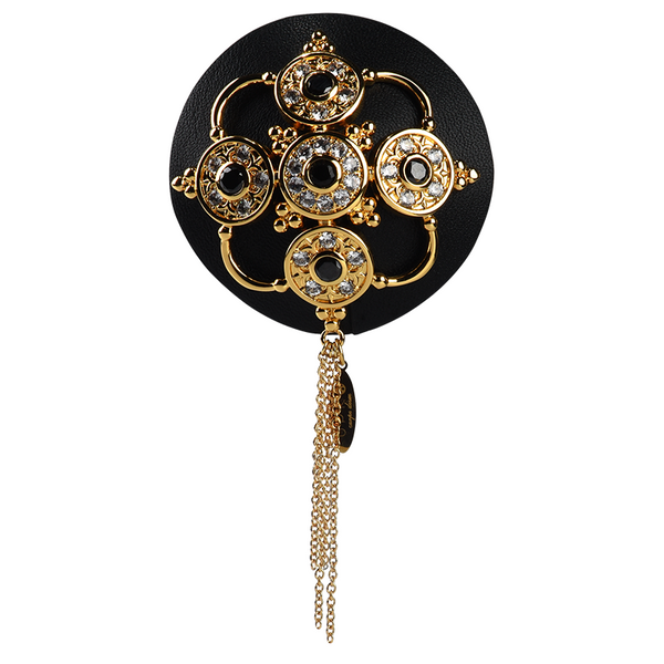 Skórzane Ozdobne Nasutniki Upko Luxury Baroque Leather Pasties UPKO