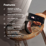 Stymulator łechtaczki sterowany aplikacją Sona 3 Cruise Soft Pink LELO