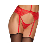 Komplet bielizny KISS243 Bondage Kiss Set Red L/XL Noir Handmade