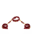 Taboom D-Ring Collar and Wrist Cuffs Red