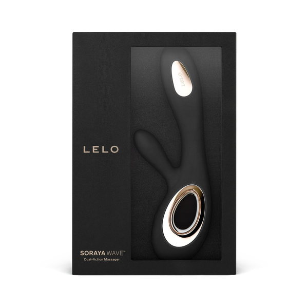 Wibrator Króliczek Soraya Wave Black Lelo