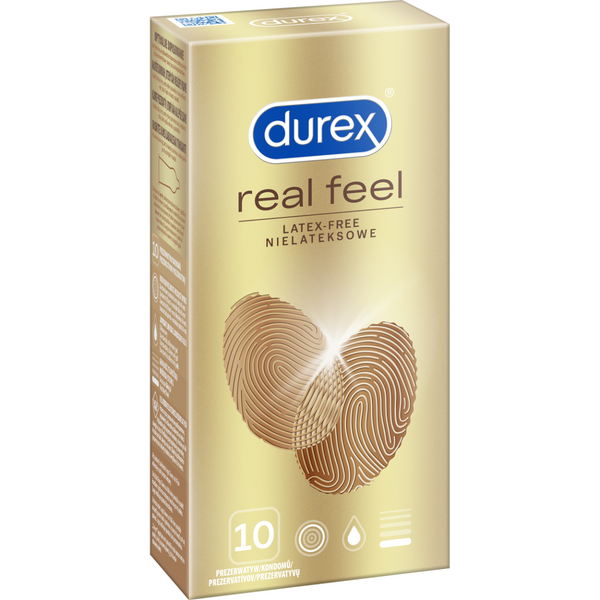 Prezerwatywy Nielateksowe Dla Naturalnych Doznań Real Feel 10 Szt. Durex