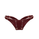 Wine Red Delux Strap On Forced Orgasm Harness Belt Liebe Seele
