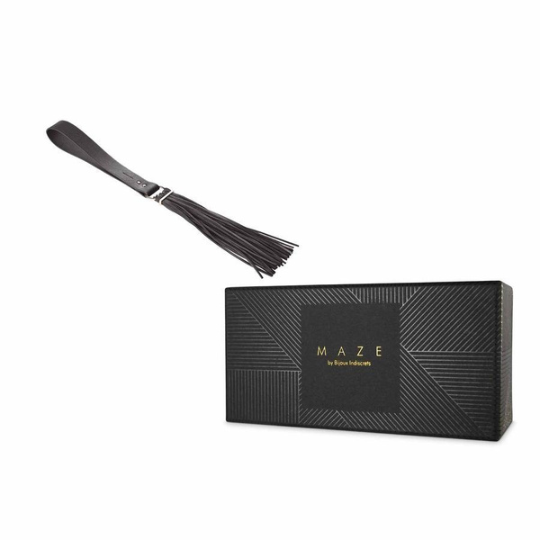  MAZE Tassel Flogger Black Bijoux Indiscrets