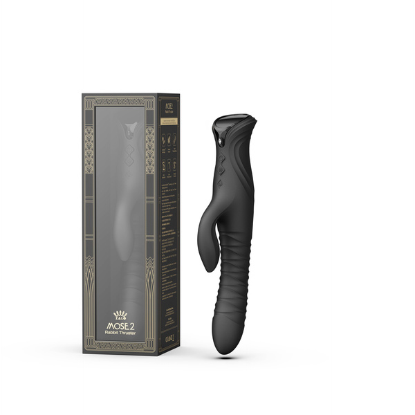 Wibrator króliczek Mose 2 Obsidian Black Zalo