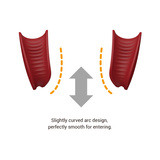 Niewidzialny Knebel Rozwieracz Upko Invisible Mouth Gag Black Straps UPKO