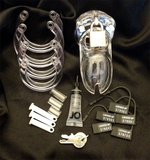 CB-3000 clear Chastity Cage
