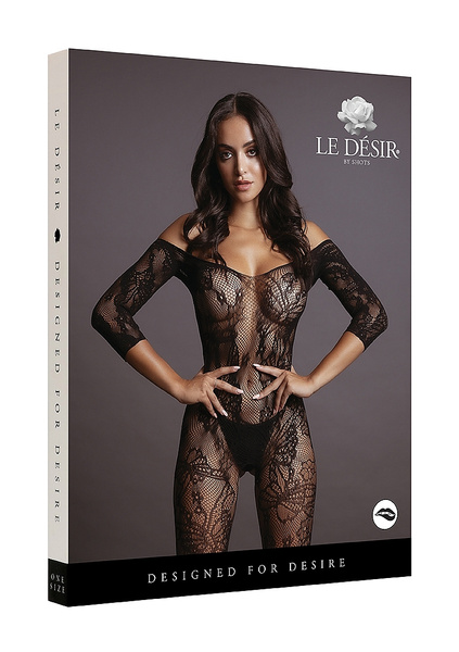 Bodystocking LE DÉSIR Lace Sleeved One Size
