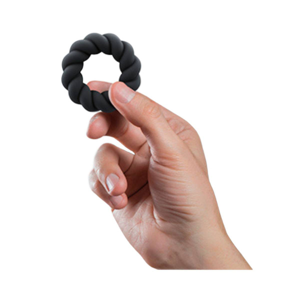 Pierścień Erekcyjny Twisted Black Rocks-Off