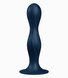 Dildo z wewnętrznymi kulkami Double Ball-R dark blue Satisfyer