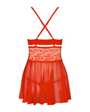 838-Bab-3 Babydoll Ze Stringami L/Xl Obsessive