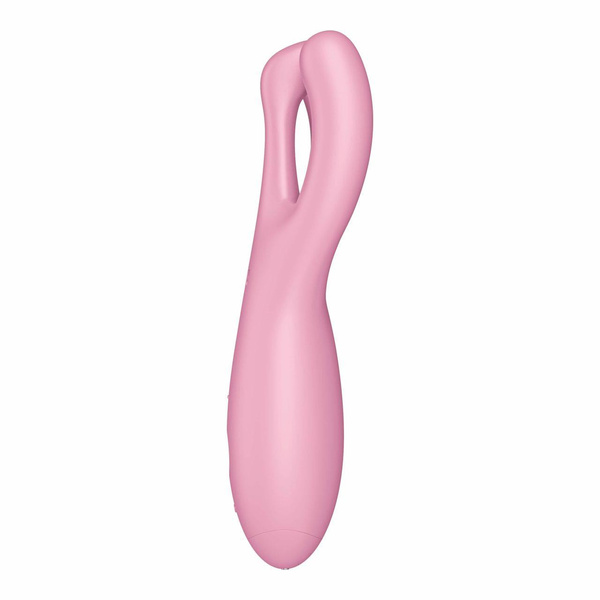 Wibrator do łechtaczki Threesome 4 Connect App Pink Satisfyer