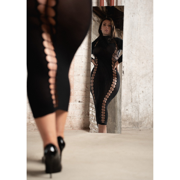 Sukienka Midi Carme Xl Dress With Turtleneck Black Osx Le Désir