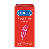 Super Cieńkie Prezerwatywy Lateksowe Feel Thin Classic 12 Szt. Durex
