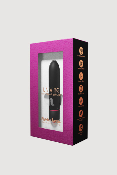 Mini Wibrator Premium Univibe Black Adrien Lastic