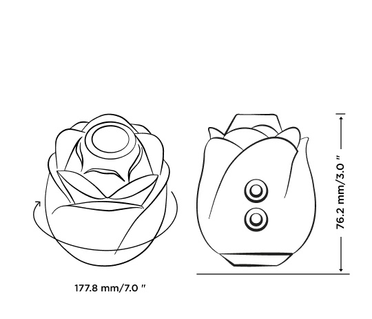 Powietrzny stymulator łechtaczki Rose Romp