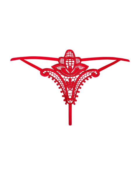 Stringi Czerwone Luiza Stringi S/M Obsessive