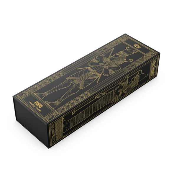 King Vibrating Thruster Velvet Purple Zalo