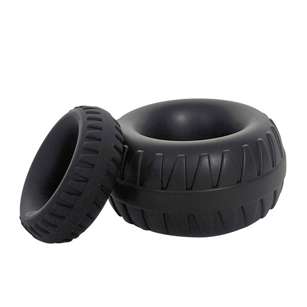 Pierścień erekcyjny Tractor Liquid Silicone Cock Ring Black M Brutus