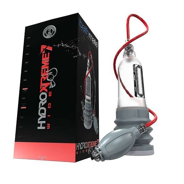 Zestaw Z Pompką Wodną Do Powiększania Penisa Hydroxtreme7 Wide Boy Crystal Clear Bathmate