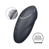 Stymulator łechtaczki Tap & Climax 1 grey Satisfyer