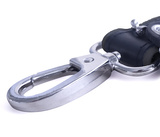 Short Leather Bondage Leash Black Brutus