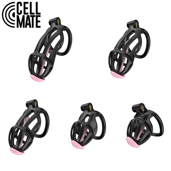 Pas cnoty Centurion Chastity Cage Black Size 4 CELLMATE