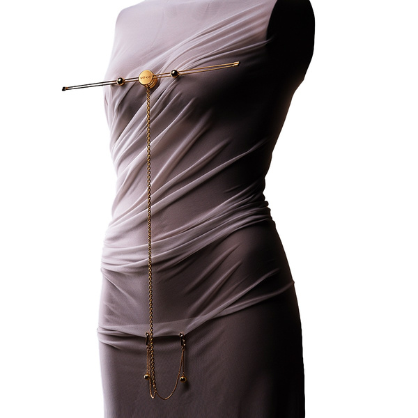 Double Bar Nipple Clamps And Clitoral Chain Set UPKO