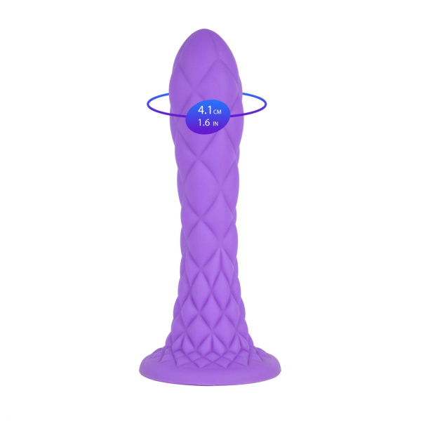 Dildo 18,5 cm Fantasy Line Dreamy (7") Purple Silexd