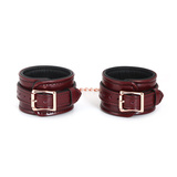 Kajdanki Wine Red Ankle Cuffs Liebe Seele