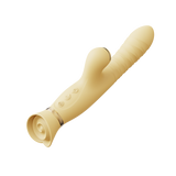 Multifunctional Vibrator Rose Thruster Lemon Yellow Zalo