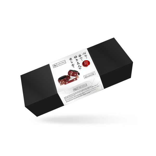Kajdanki Wine Red Narrow Wrist Cuffs Liebe Seele